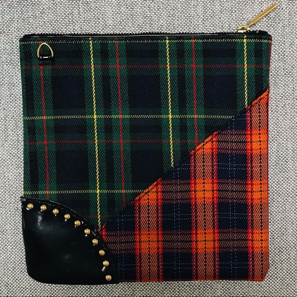 MAC Cosmetic Bag Tartan Plaid Pattern - Picture 4 of 9